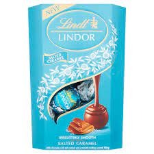 Lindt Lindor Salted Caramel Chocolate Box 200gm