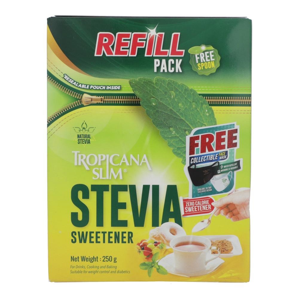Tropicana Slim Stevia Sweetener Refill Pack 250gm