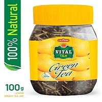 Vital Lemon Green Tea Jar 100gm